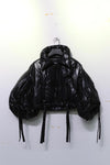 CHENPENG leaf down jacket CP22AWJ011 oil surface black